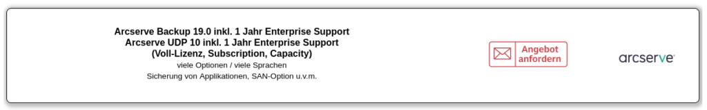 Angebopt Arcserve UDP