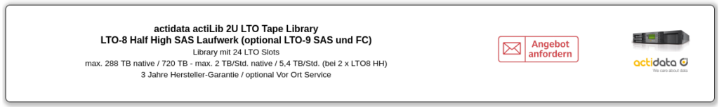 Angebote zu actidata actilib 2U bei storitback.de