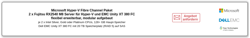 Angebot Microsoft Hyper-V auf storitback.de