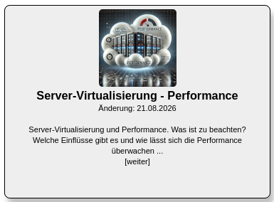 Performance im Storage-Bereich, speziell IOPS und Latenz